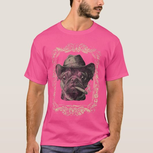 Pug Dad Father Day for Lovers Funny Men family fri Tシャツ (正面)