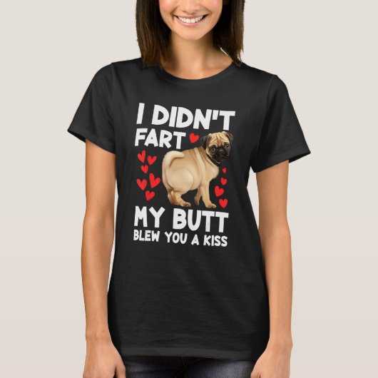 Pug Design For Men Women Kids Pet Dog Breed Pug Tシャツ (正面)