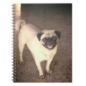 Pug design notebook(80 Páginas) ノートブック (正面)