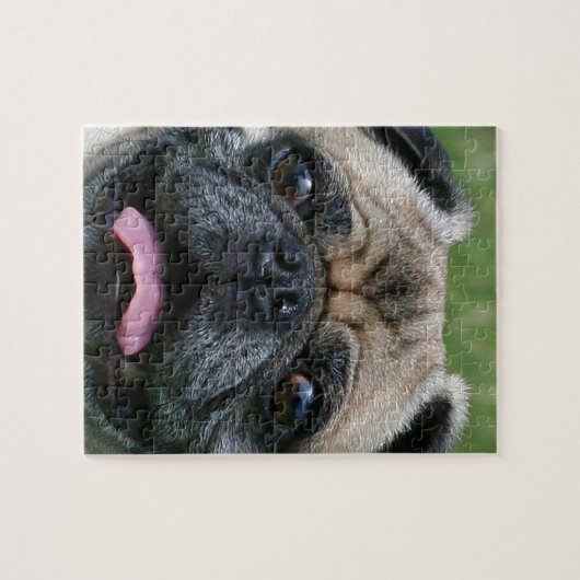 Pug Dog ジグソーパズル (横)