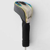 Pug Dog at the Beach Golf Head Cover ゴルフヘッドカバー (アングル)