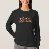 Pug dog Christmas coffee Tシャツ (正面)