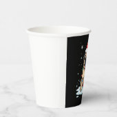 Pug Dog Christmas Men Women (2) 紙コップ (右)