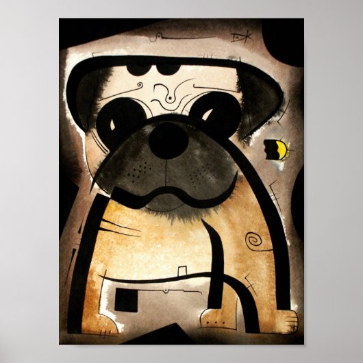 Pug Dog dk_2005aug8n ポスター (正面)