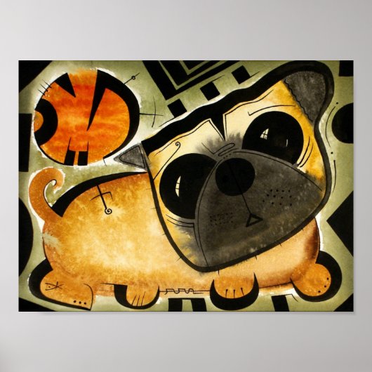 Pug Dog dk_2005aug8o ポスター (正面)