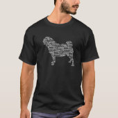 Pug Dog Lover Tシャツ (正面)