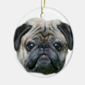 Pug dog ornamnet セラミックオーナメント (左)