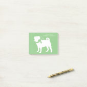 Pug Dog Puppy Post-itノート ポストイット (デスク上)