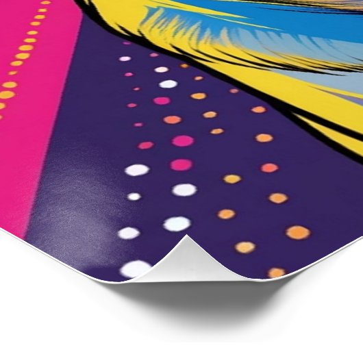 Pug em Pop Art 01 ポスター (コーナー)