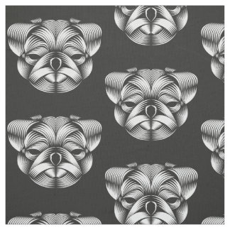 Pug - Fabric Fat Quater ファブリック