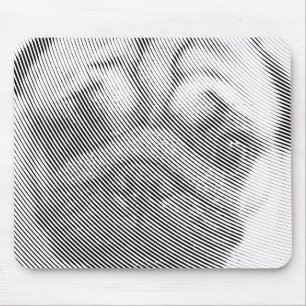 Pug Face マウスパッド