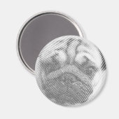 Pug Face マグネット (正面/裏面)