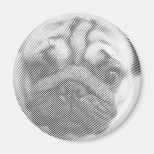Pug Face マグネット (正面)