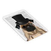 Pug, Formal Hound and Hat マグネット (右側)
