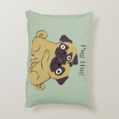 Pug hug アクセントクッション (裏面(縦))
