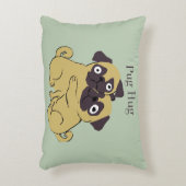 Pug hug アクセントクッション (正面(垂直))
