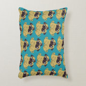 Pug hug Blue, アクセントクッション (正面(垂直))