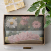 Pug in開花:フローラファンタジーの分離 薄葉紙 (ギフト)