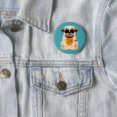 Pug Lifeボタン 缶バッジ (インサイチュ)