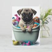 Pug Life:浴槽でのソーピーの冒険 招待状 (スタンド正面)