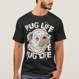 Pug Life Animal Dog Tシャツ