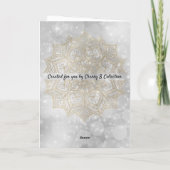 Pug Life Challenges すてき Christmas シーズンカード (裏面)