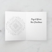 Pug Life Challenges すてき Christmas シーズンカード (内部)