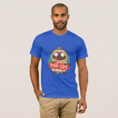 Pug Life – Diseño Divertido con Pug con Corona Tシャツ (正面フル)