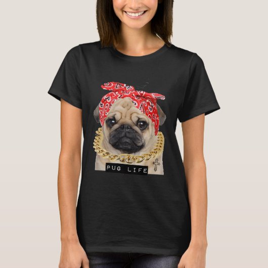 Pug life Essential Tシャツ320 Tシャツ (正面)