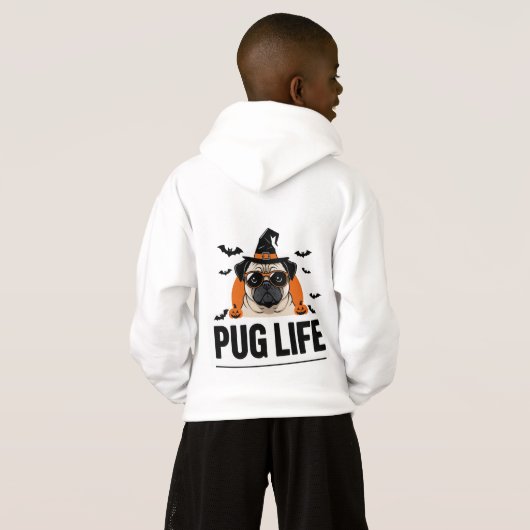  Pug Life – Funny Dog Lover T-Shirt Design 🐶😎 (裏面フル)