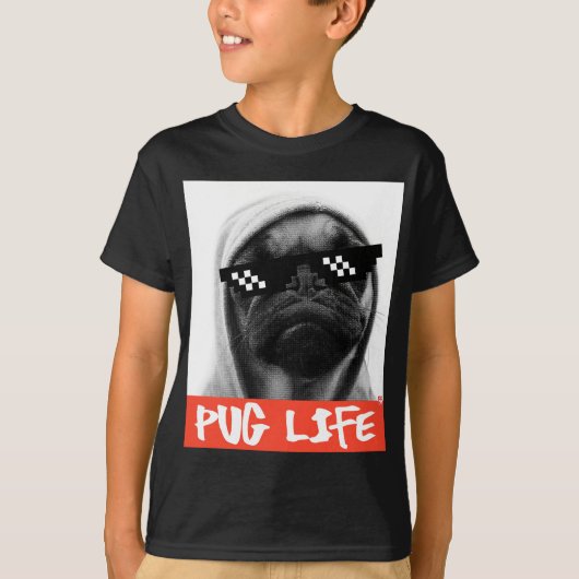 Pug Life Tシャツ (正面)