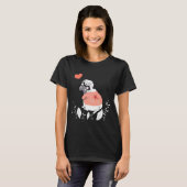 Pug love tシャツクラシックTシャツ193 Tシャツ (正面フル)