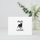 pug lover ポストカード (スタンド正面)