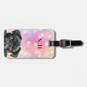 Pug Luggage Tags ラゲッジタグ (正面横)