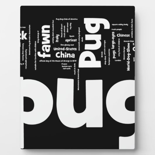 pug mashup.png フォトプラーク (正面)