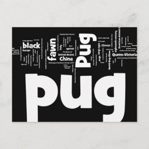pug mashup.png ポストカード