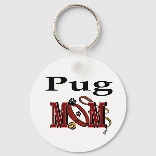 PUG MOMギフト キーホルダー (正面)
