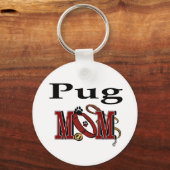 PUG MOMギフト キーホルダー (正面)