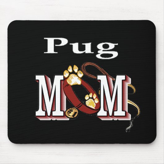 PUG MOMギフト マウスパッド (正面)
