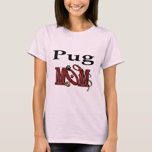PUG MOMギフト Tシャツ (正面)