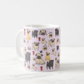 Pug Mug Pugコーヒーマグ最高のギフトPug Owner コーヒーマグカップ (正面左)