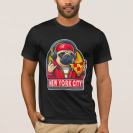 PUG-NYCスタイル2 Tシャツ