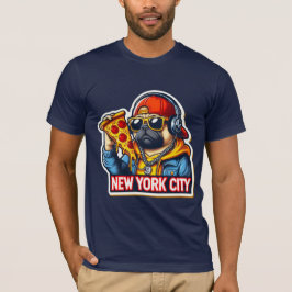 PUG-NYCスタイル3 Tシャツ