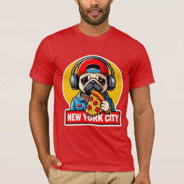 PUG-NYCスタイル5 Tシャツ