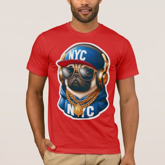 PUG-NYC 4 Tシャツ (正面)