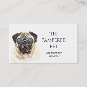 Pug Petトリマー/Vet/Sitters名刺 名刺