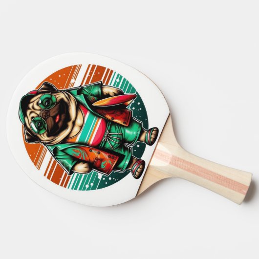 Pug Pet 卓球ラケット (横)