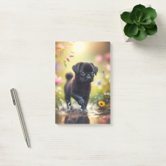 Pug Puppy Post-it®ノート ポストイット (オフィス)