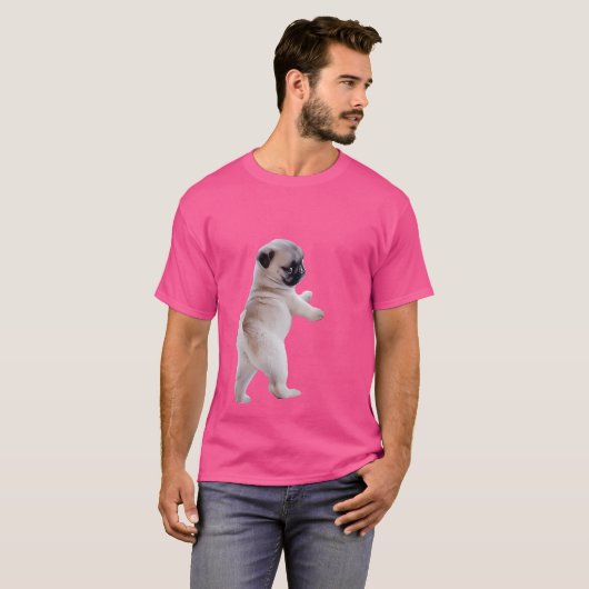 Pug Puppy Tシャツ (正面フル)