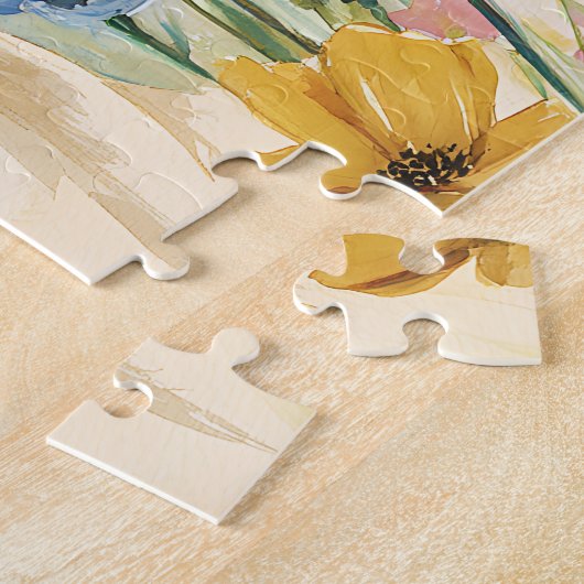 Pug Puzzle – Watercolor ジグソーパズル (側面)